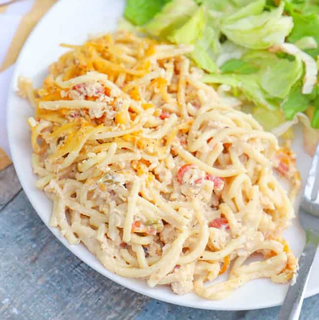 Chicken-Spaghetti-Casserole