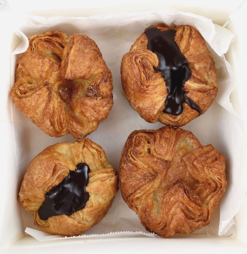 assortment of pastries in a box